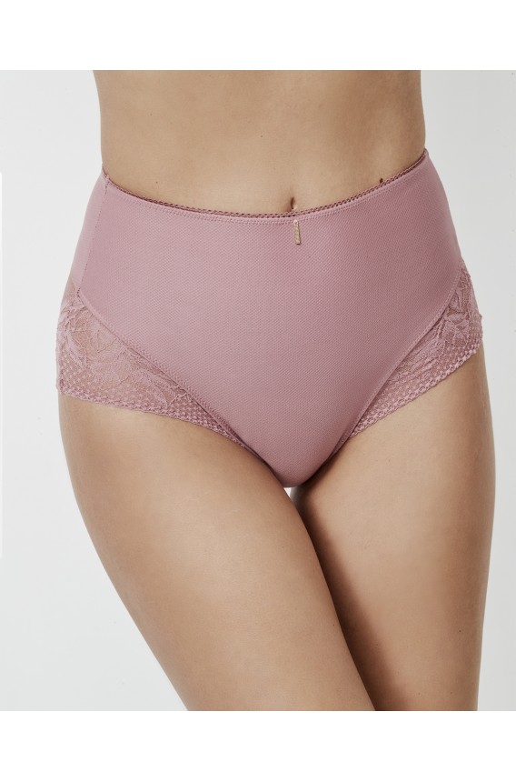 CUECA MODELADORA CINTURA ALTA COM RENDA