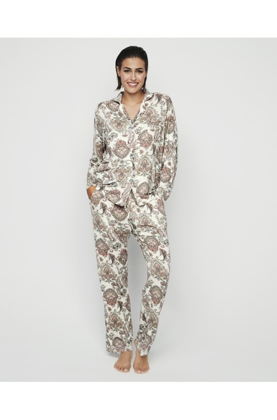 PIJAMA MUJER CAMISERO