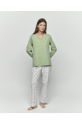 PIJAMA MUJER CAMISETA