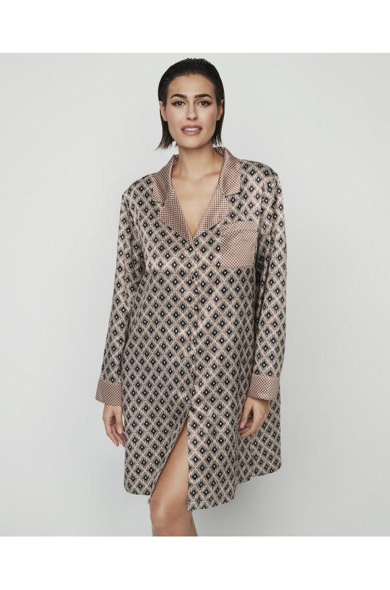 LONG SLEEVE NIGHTGOWN