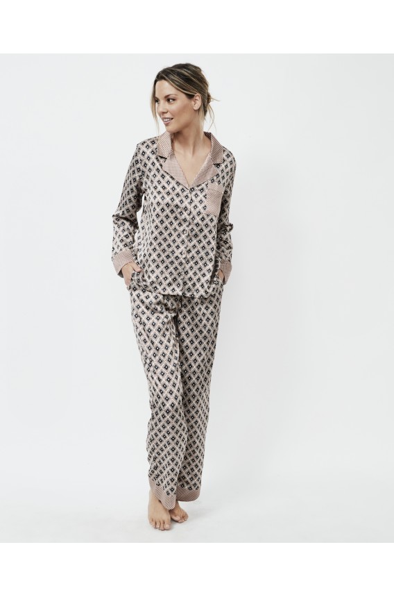 PIJAMA MUJER CAMISERO