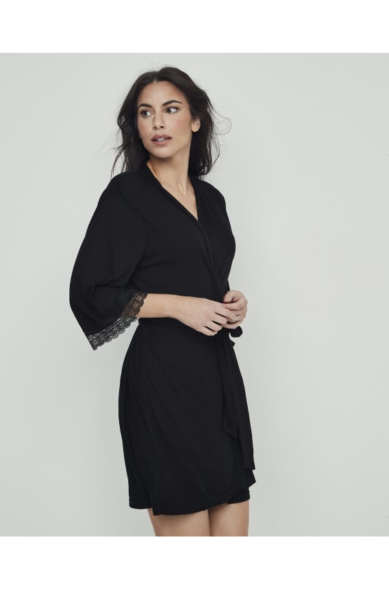 ROBE CURTO CANELADO