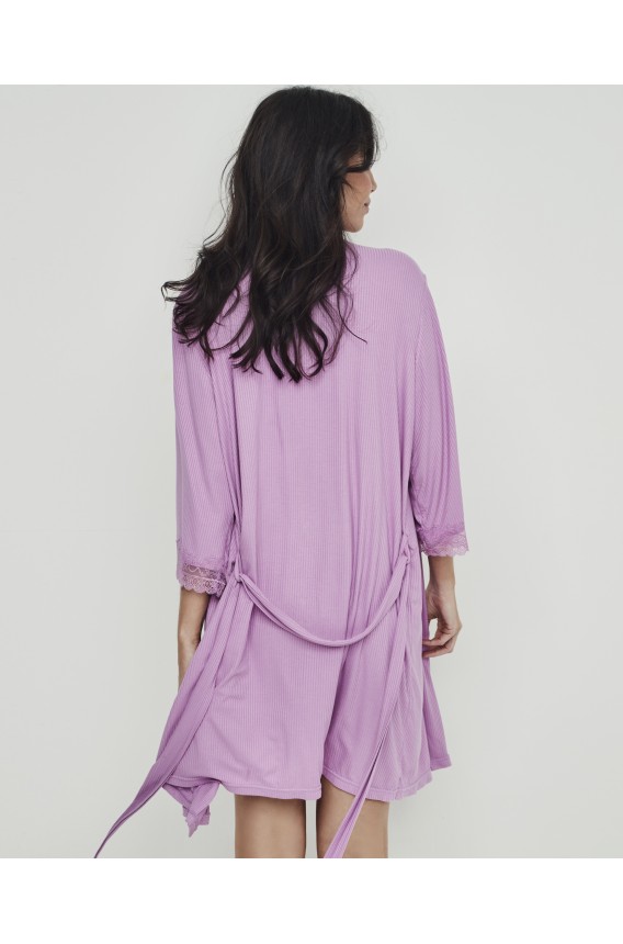 ROBE CURTO CANELADO