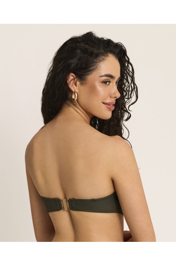 TOP BIKINI BANDEAU SEM COPA