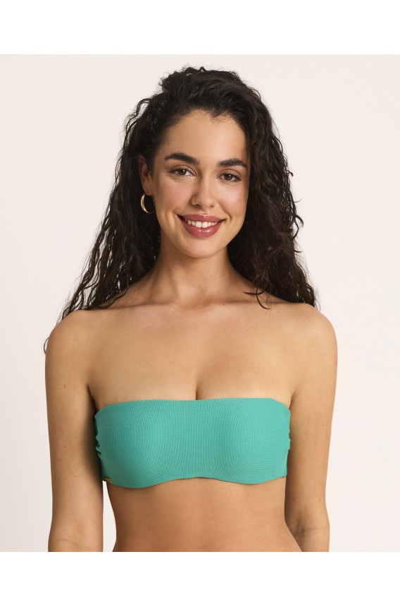 TOP BIKINI BANDEAU SEM COPA