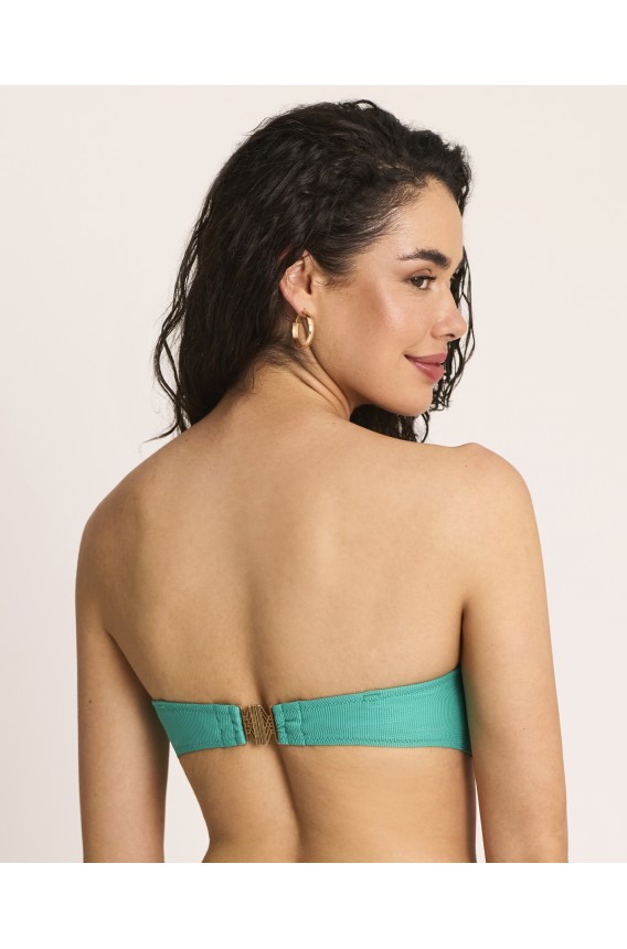 TOP BIKINI BANDEAU SIN COPA
