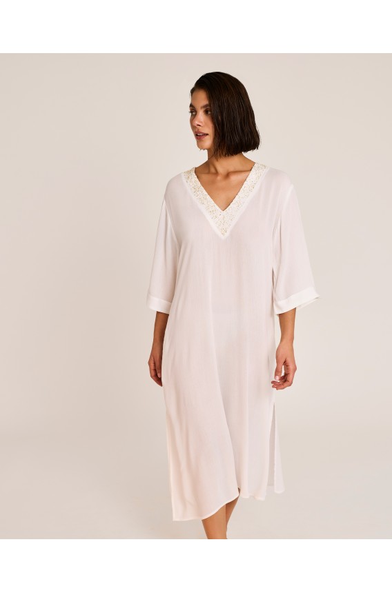 V-NECK DRESS