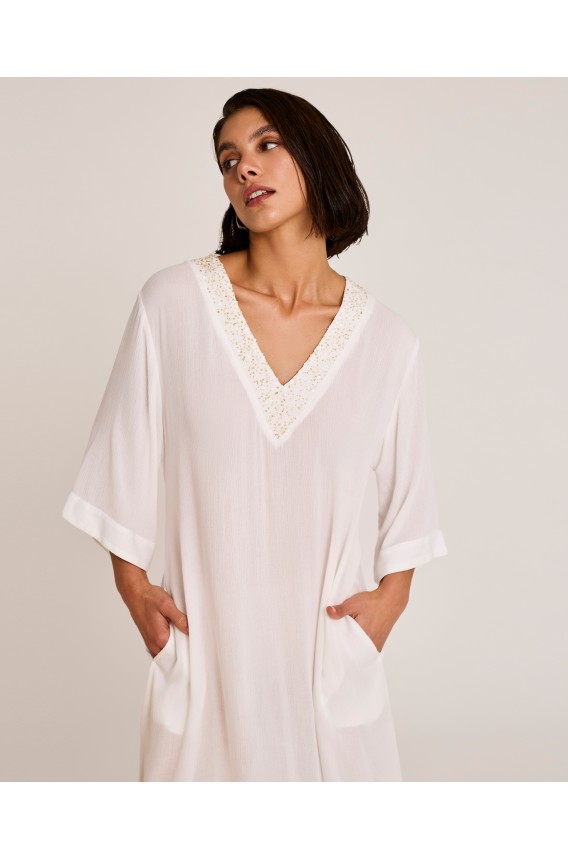 VESTIDO DECOTE EM V
