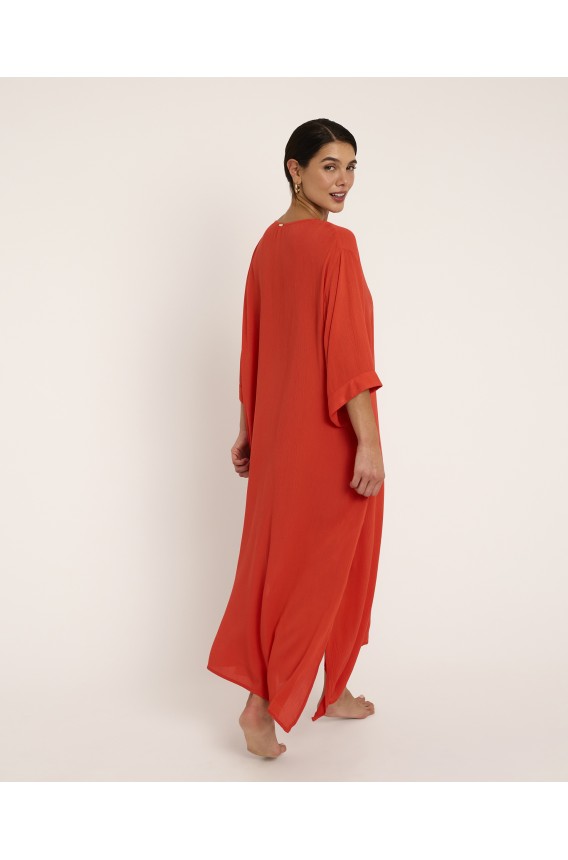 VESTIDO DECOTE EM V