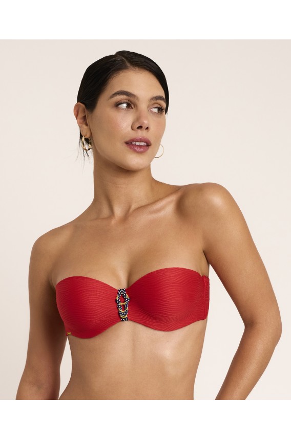 TOP BIKINI BANDEAU