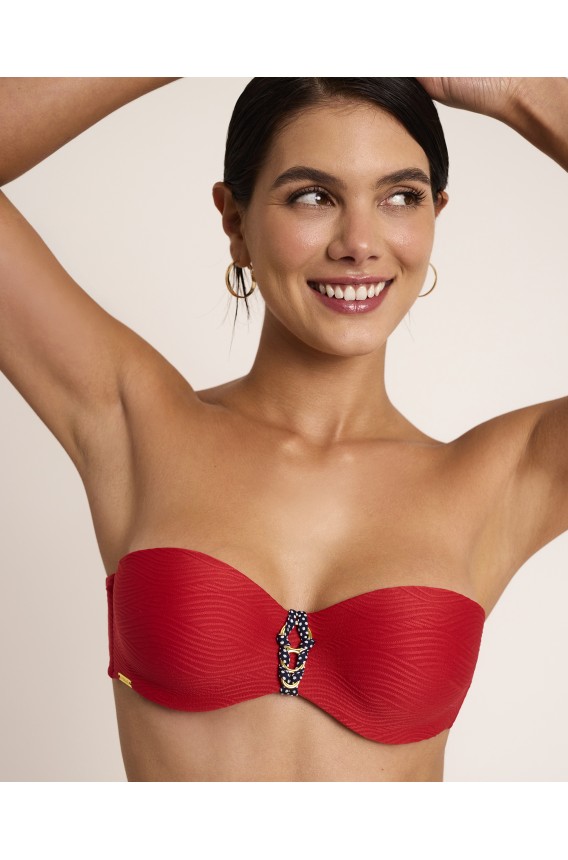 TOP BIKINI BANDEAU
