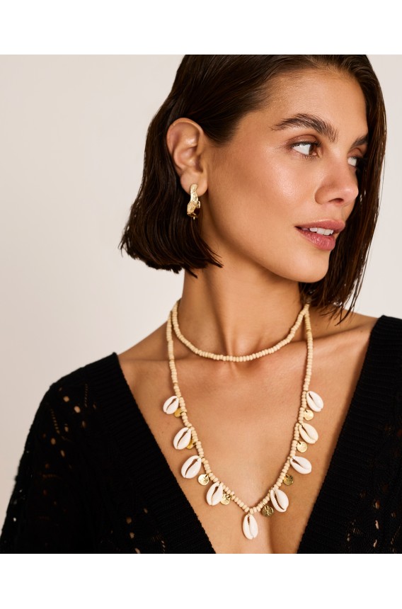 LONG SHELL NECKLACE
