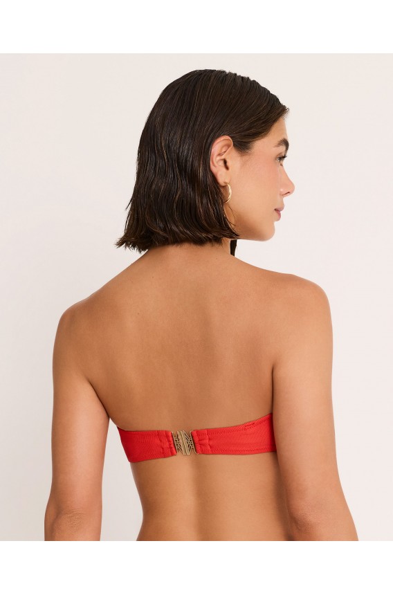 TOP BIKINI BANDEAU SIN COPA