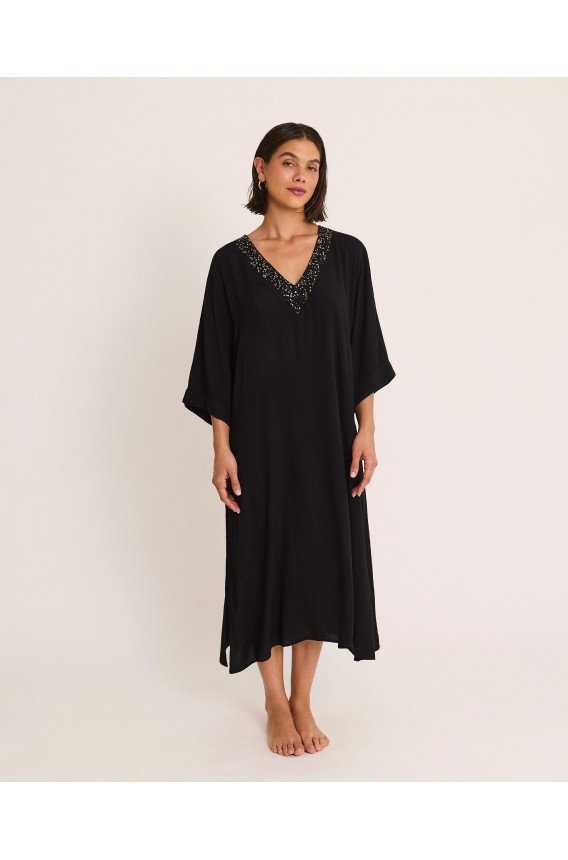 V-NECK DRESS