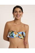 TOP BIKINI BANDEAU SEM COPA