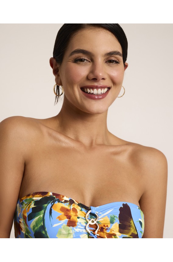 UNPADDED BANDEAU BIKINI TOP