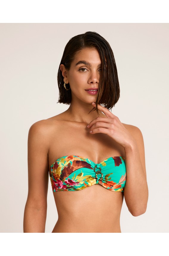 TOP BIKINI BANDEAU SIN COPA