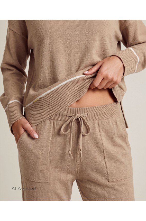 ROUND NECK KNIT SET