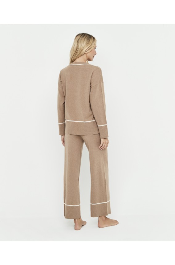 V-NECK KNIT SET