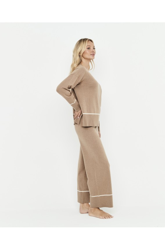 V-NECK KNIT SET