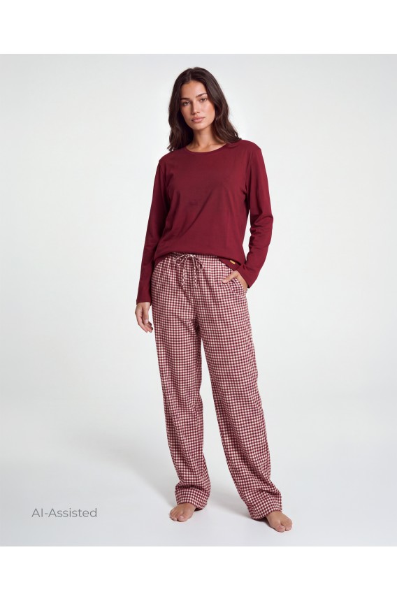 TWO-PIECE PYJAMA SET WITH T-SHIRT