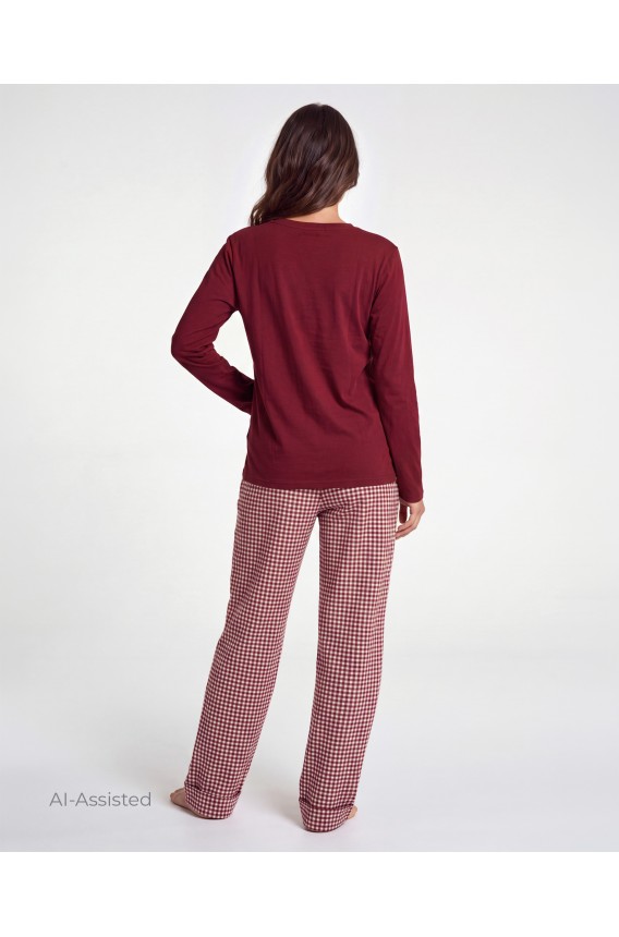 TWO-PIECE PYJAMA SET WITH T-SHIRT