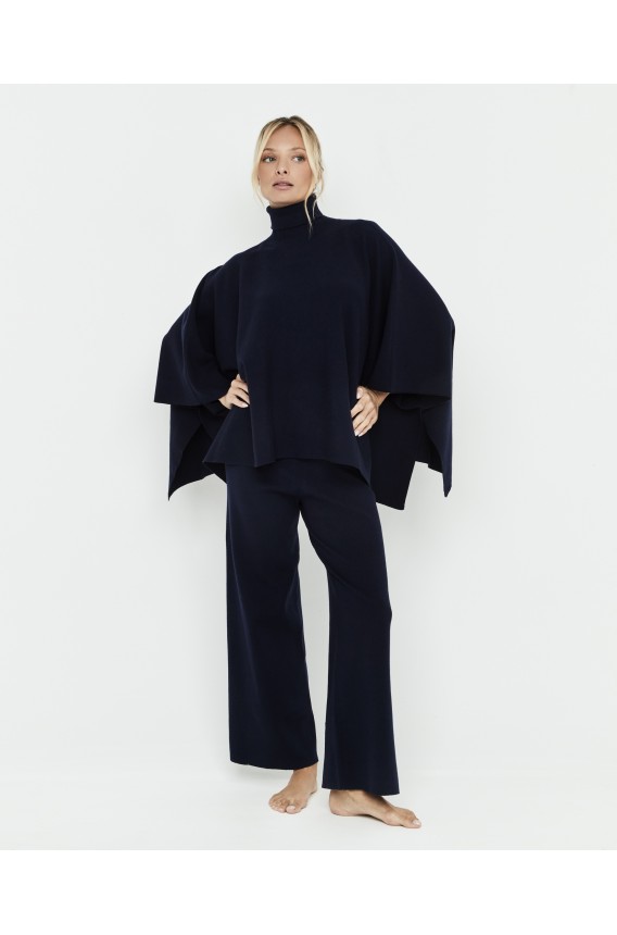 KNIT PONCHO SET
