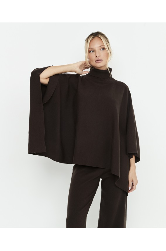 KNIT PONCHO SET