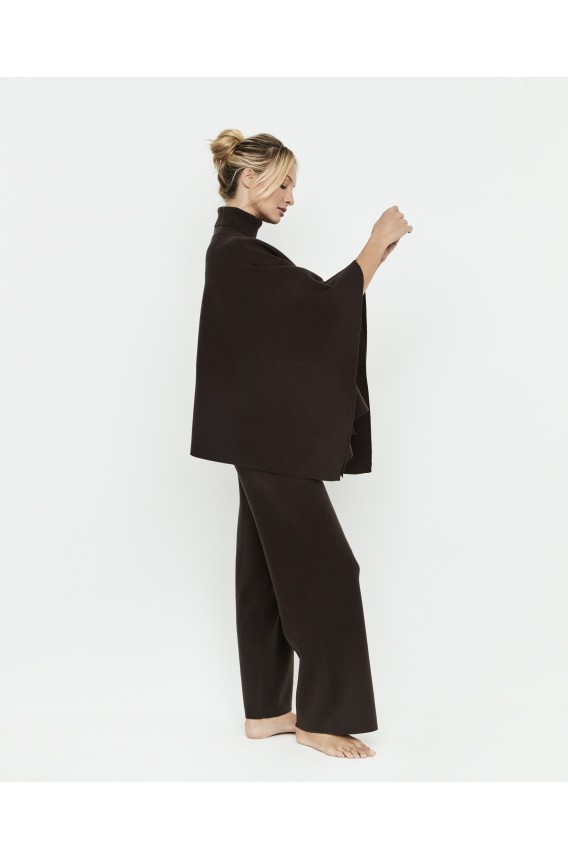 KNIT PONCHO SET