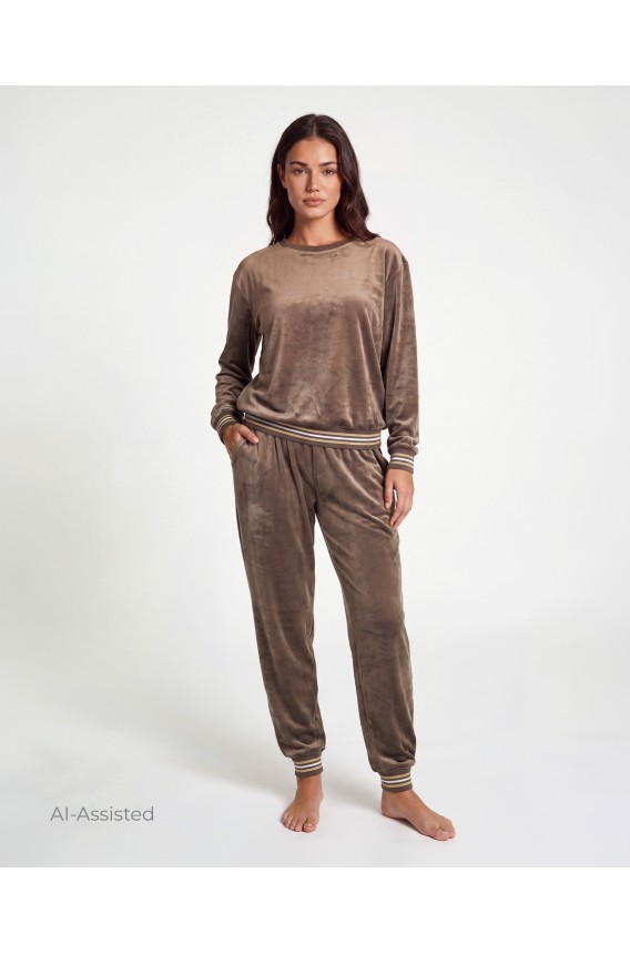 CONJUNTO TERCIOPELO SUDADERA PANTALON