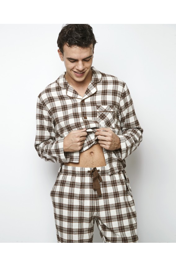 PIJAMA DE HOMEM TIPO CAMISEIRO