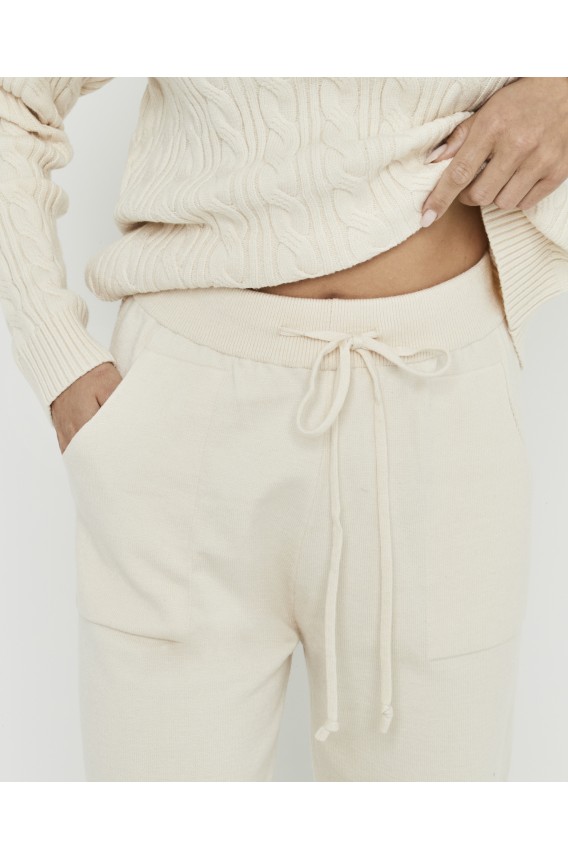 ROUND NECK CABLE KNIT SET