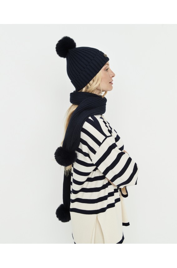SET GORRO Y BUFANDA POMPÓN