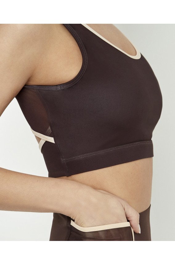 Back-Closure Sports Bra