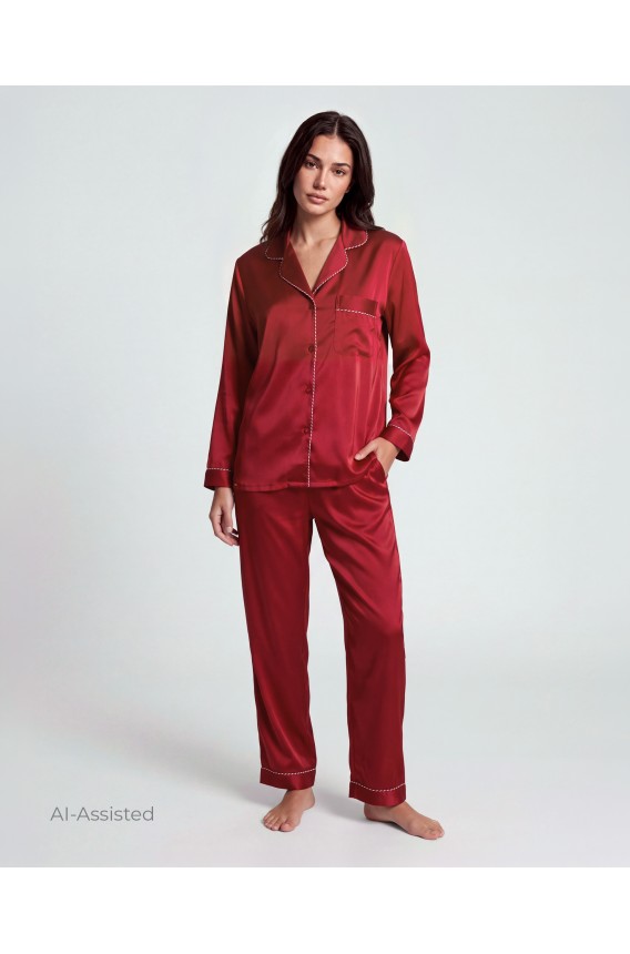 PIJAMA CORTE MASCULINO SATINADO