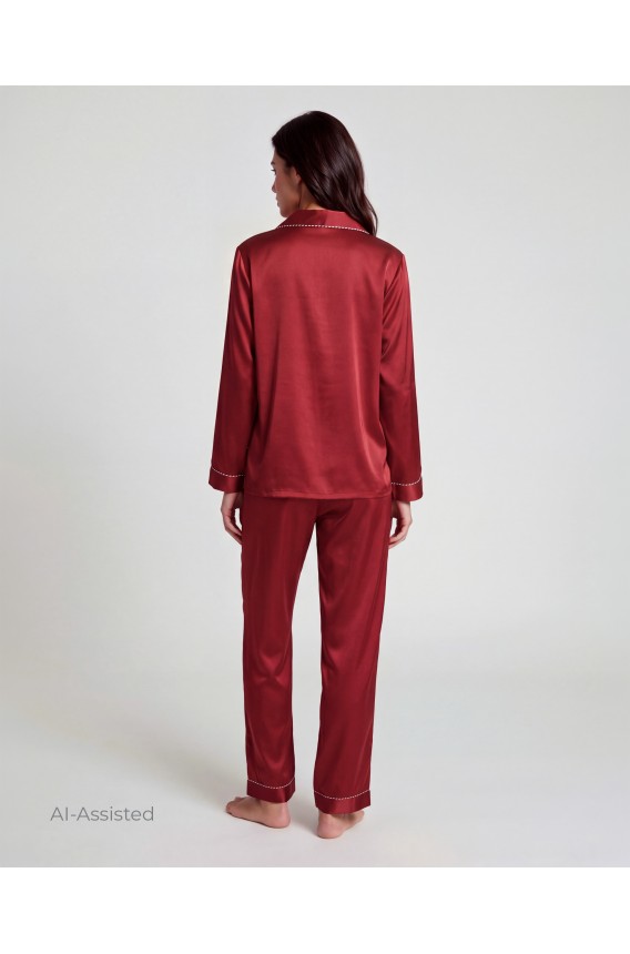 PIJAMA CORTE MASCULINO SATINADO