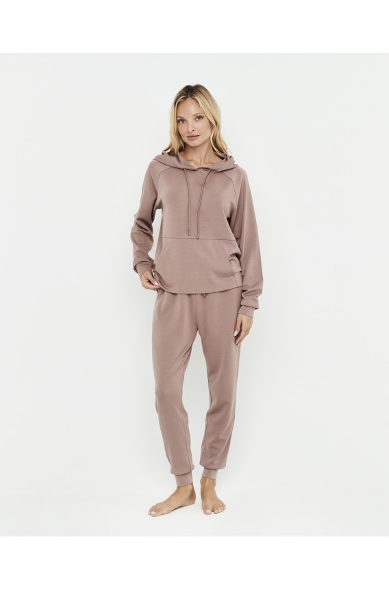 HOODED SWEATSHIRT AND TROUSERS SET