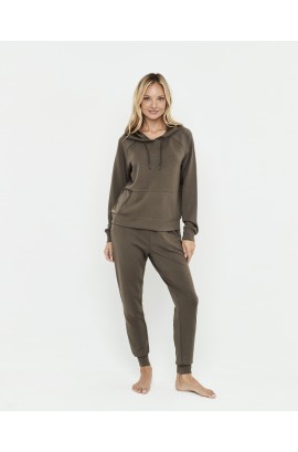 CONJUNTO SUDADERA CON CAPUCHA PANTALON