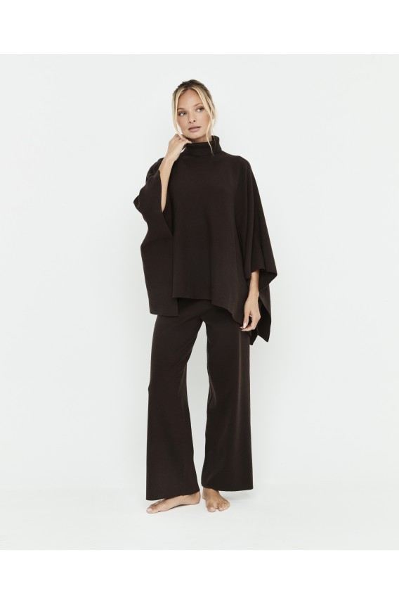 KNIT PONCHO SET
