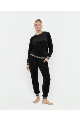 CONJUNTO TERCIOPELO SUDADERA PANTALON