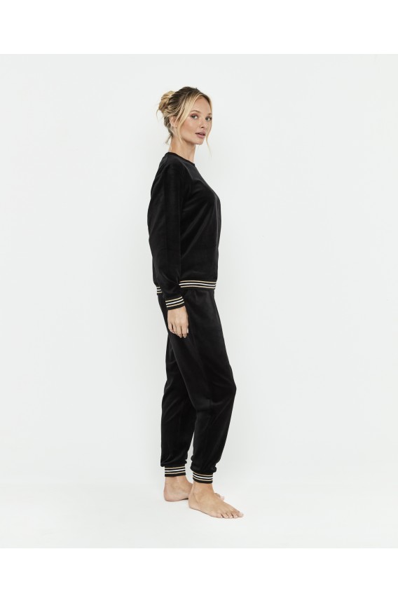 CONJUNTO TERCIOPELO SUDADERA PANTALON
