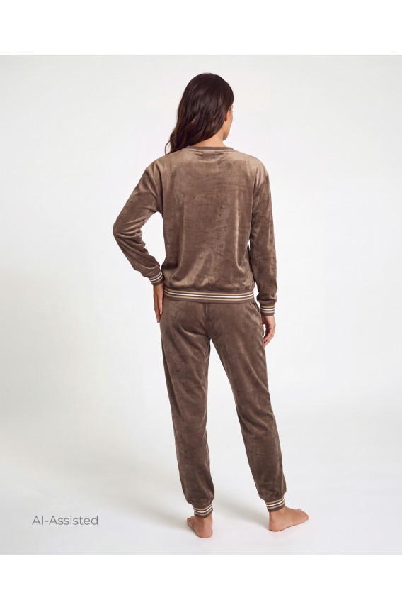 CONJUNTO TERCIOPELO SUDADERA PANTALON