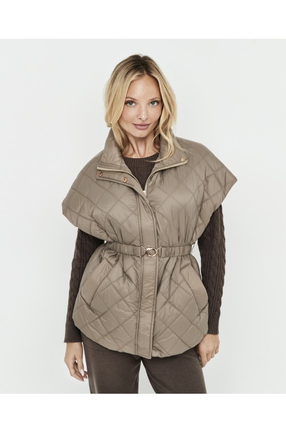 PADDED HOODED VEST