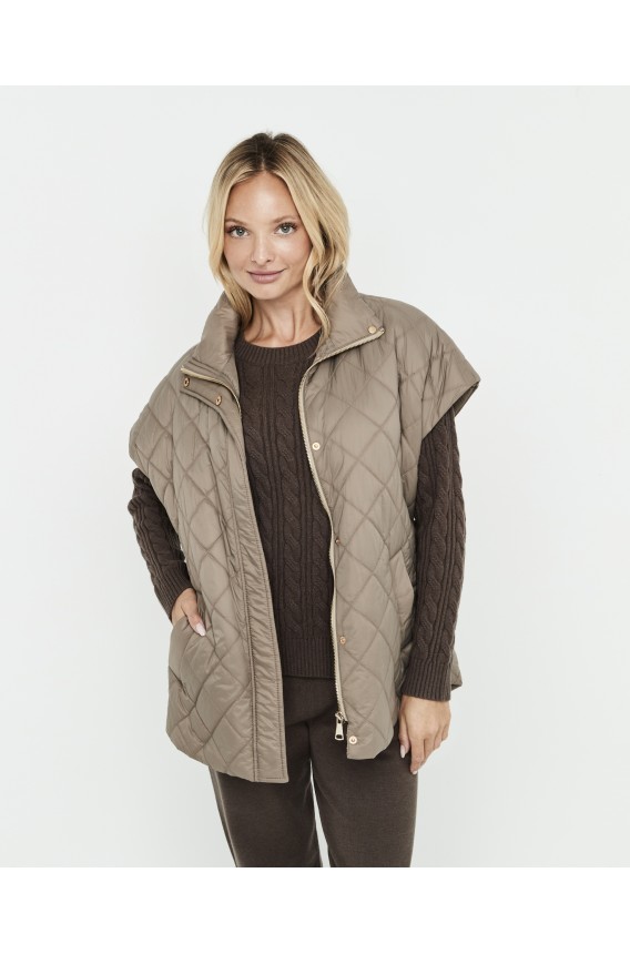 PADDED HOODED VEST