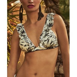 Triangular bikini top